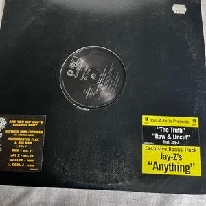 Jay-Z Vinyl Record with Bonus Track